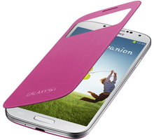 Samsung flipové pouzdro S-view EF-CI950BP pro Galaxy S4, růžová_1948587954