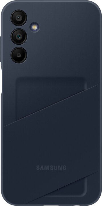 Samsung ochranný kryt s kapsou na kartu pro Galaxy A15, tmavě modrá_1128612563