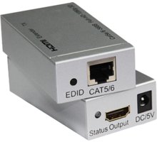 PremiumCord HDMI extender na 60m přes jeden kabel Cat5e/Cat6 O2 TV HBO a Sport Pack na dva měsíce