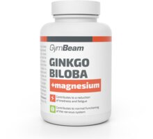 Doplněk stravy GymBeam - Ginkgo Biloba + Magnesium, 90 kapslí_687200198