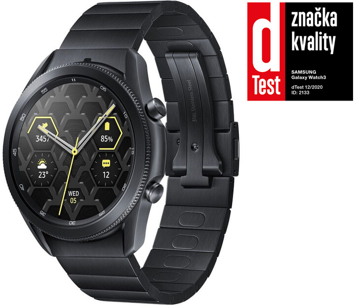 Samsung Galaxy Watch 3 45 mm Titanium, Mystic Black_853237023