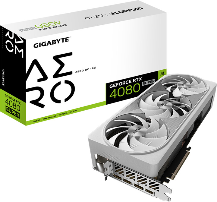 GIGABYTE GeForce RTX 4080 SUPER AERO OC 16G, 16GB GDDR6X_718810208