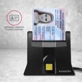 AXAGON CRE-SM4 USB Smart card StandReader (eObčanka), černá_1041293243