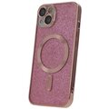 C.P.A. silikonové TPU pouzdro Mag Glitter Chrome pro iPhone 14 Plus, růžová_1929658738