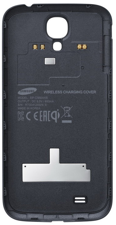 Samsung sada pro bezdrátové nabíjení EP-WI950EB pro Galaxy S4 (i9505), černá_1127122219