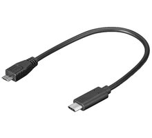 PremiumCord Adaptér USB 3.1 konektor C/male - USB 2.0 konektor Micro-B/male, 0,2m_2087712557