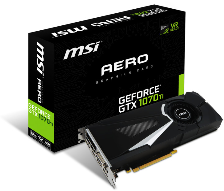 MSI GeForce GTX 1070 Ti AERO 8G, 8GB GDDR5_356113209