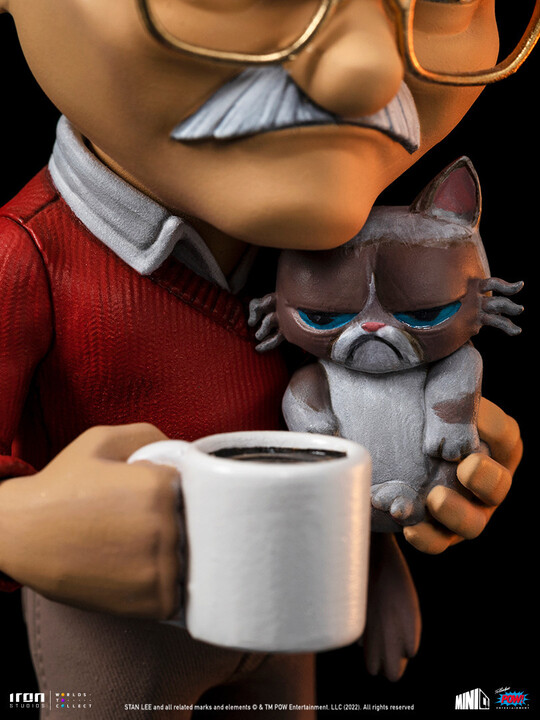 Figurka Mini Co. Marvel - Stan Lee with Grumpy Cat_541310182