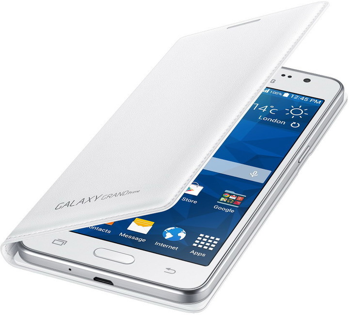 Samsung pouzdro s kapsou EF-WG530B pro Galaxy Grand Prime (SM-G530), bílá_2097014746
