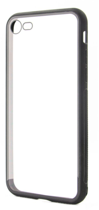 EPICO ochranný kryt GLASS CASE pro iPhone 7/8/SE (2020)/SE (2022), transtarentní/černá_2018274248