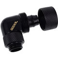 Alphacool Eiszapfen 16/10mm compression fitting 90° rotatable G1/4 - deep black_402767742