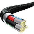 Baseus nabíjecí / datový kabel 3v1 Rapid Series USB-C - MicroUSB / Lightning / USB-C, PD 20W, 1.5m,_1556684863
