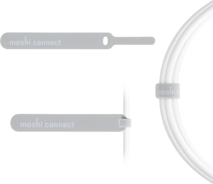 Moshi USB Cable to USB C, 1m, bílá_1586897746