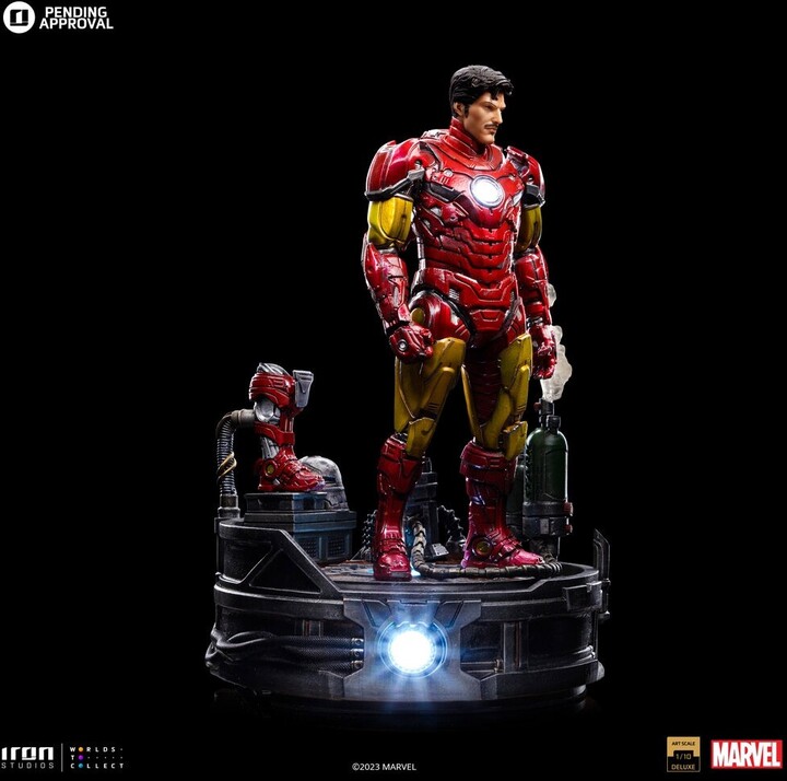 Figurka Iron Studios Marvel Comics: Iron Man Unleashed Deluxe, Art Scale 1/10_1170058512