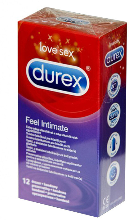 Kondomy Durex Feel Intimate, 12 ks_802079277