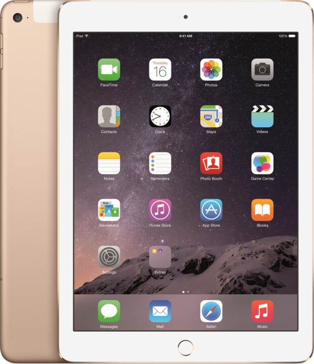 APPLE iPad Air 2, 64GB, Wi-Fi, 3G, zlatá_344777608