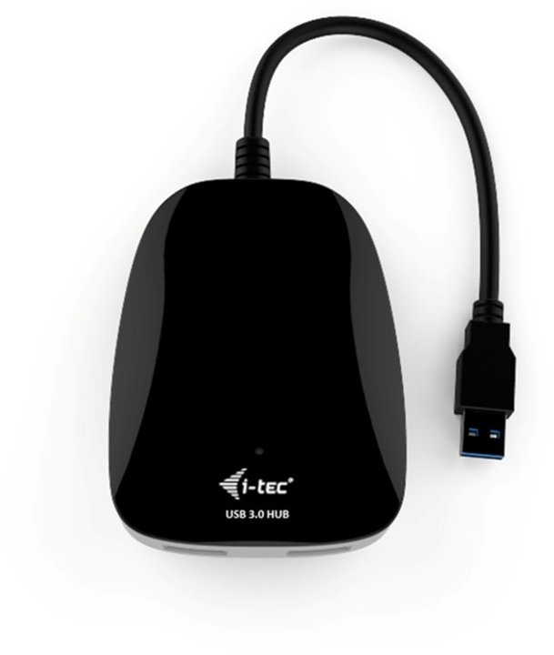 i-tec USB 3.0 Hub 4-Port, pasivní, černá_3090345