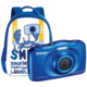 Nikon Coolpix S33, modrá + Backpack kit