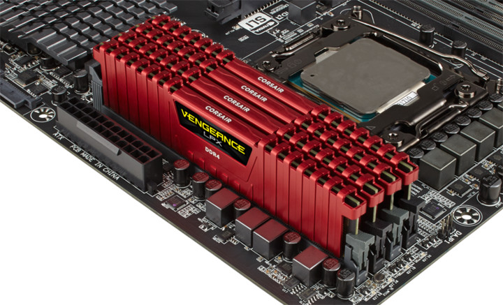 Corsair Vengeance LPX Red 8GB DDR4 2400_1222994416