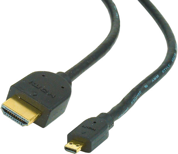 Gembird CABLEXPERT kabel HDMI-HDMI micro 1,8m, 1.3, M/M stíněný, zlacené kontakty, černá_1347029036