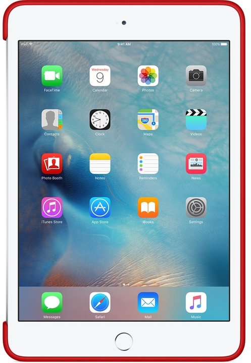 Apple iPad mini 4 Silicone Case, červená_475633487