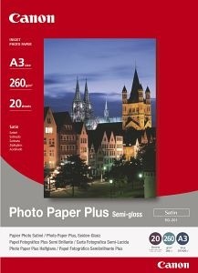 Canon Foto papír SG-201, A3, 20 ks, 260g/m2, pololesklý
