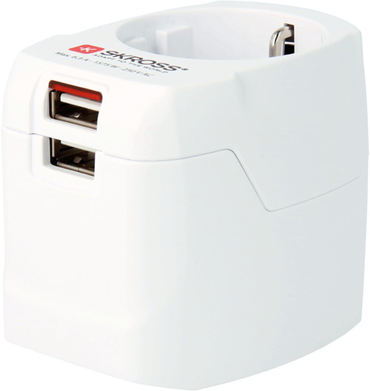 SKROSS PRO Light USb, 6.3A max., vč. USB nabíjení, uzemněný, UK+USA+Austrálie/Čína_235846513
