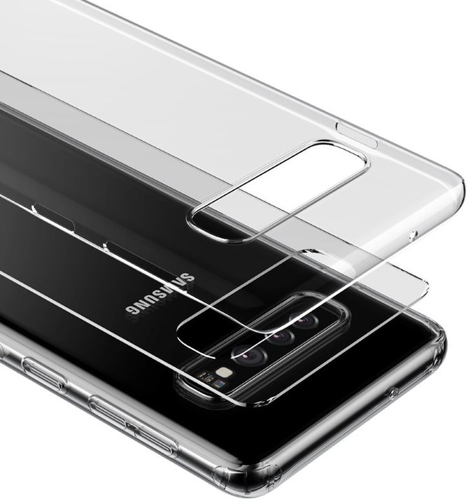 Baseus pouzdro Simple pro Samsung S10, transparentní_118044106
