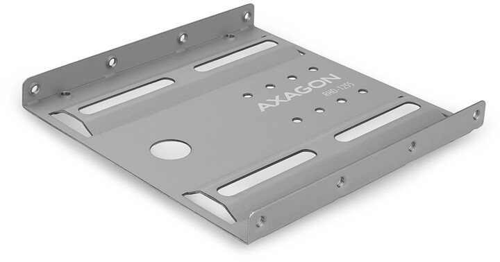 AXAGON RHD-125S, kovový rámeček pro 1x 2.5&quot; HDD/SSD do 3.5&quot; pozice, šedý_1742181651