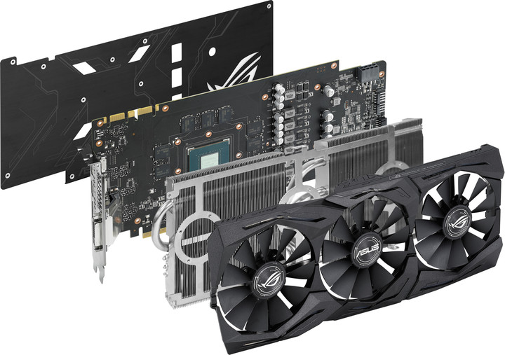 ASUS GeForce ROG STRIX GAMING GTX1070 OC DirectCU III, 8GB GDDR5_1504837786