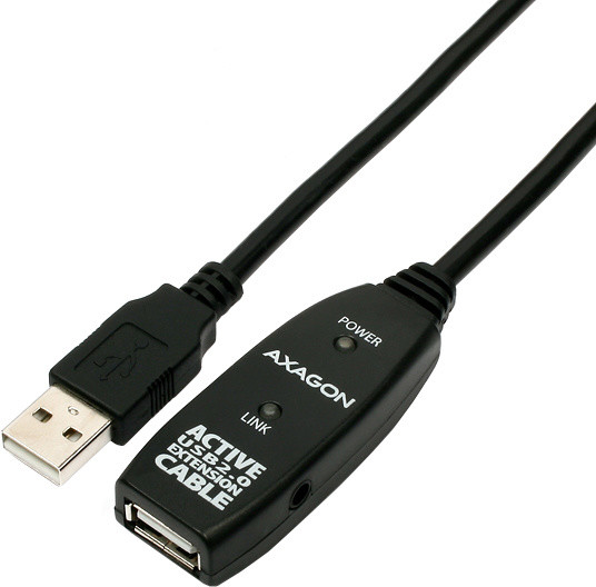 AXAGON ADR-210 USB2.0 aktivní prodlužka/repeater kabel 10m_45354450