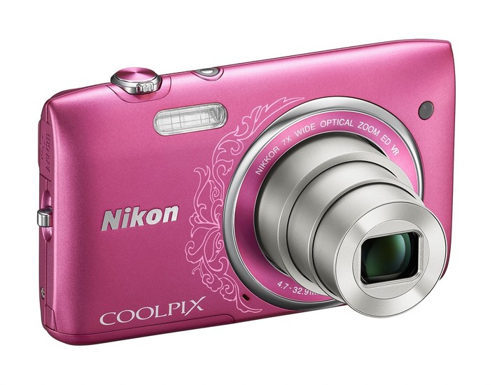 Nikon Coolpix S3500, růžová Lineart_1604811297