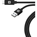 MAX MUC2100B kabel micro USB 2.0 opletený, 1m, černá_507179508