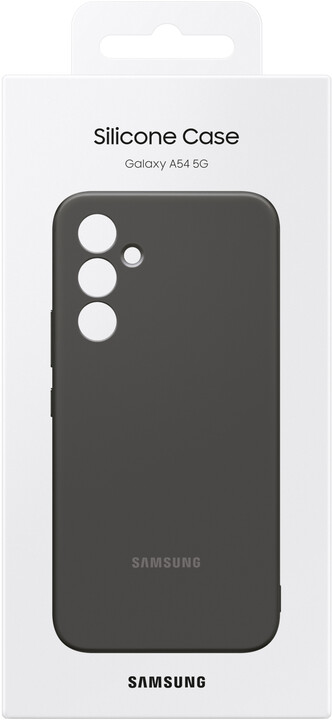 Samsung silikonový zadní kryt pro Galaxy A54 5G, černá_446193800