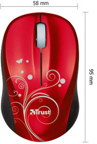 Trust Vivy Wireless Mini, Red Swirls_1195104069