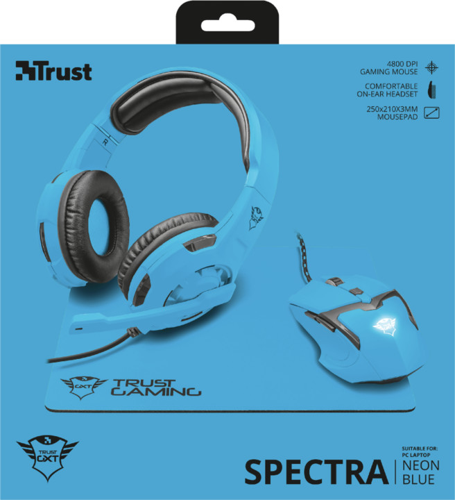 Trust GXT 790-SB Spectra set, modrá_154790019