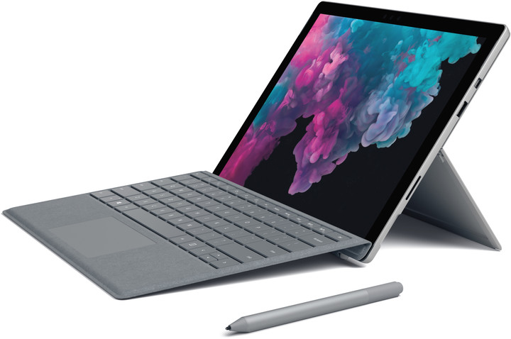 Microsoft Surface Pro 6, i5 - 256GB, platinová_532437059