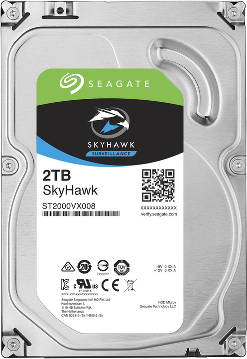 Seagate SkyHawk, 3,5" - 2TB