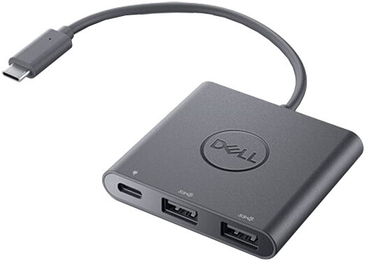 Dell redukce USB-C - 2x USB-A, PD