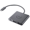 Dell redukce USB-C - 2x USB-A, PD