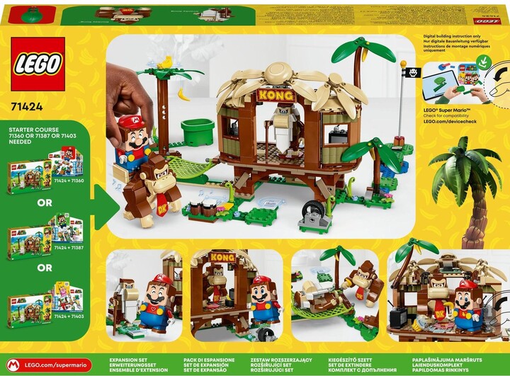 LEGO® Super Mario™ 71424 Donkey Kongův dům na stromě – rozšiřující set_2104590195