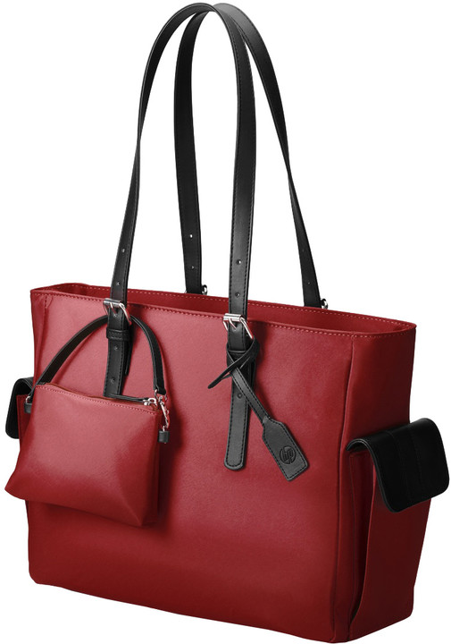 HP Ladies Slim Tote dámská taška pro 14&quot;, červená_1438528564
