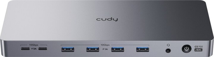 Dokovací stanice Cudy CS700 - 13v1, USB-C, 2x 4K, 150W_313963964