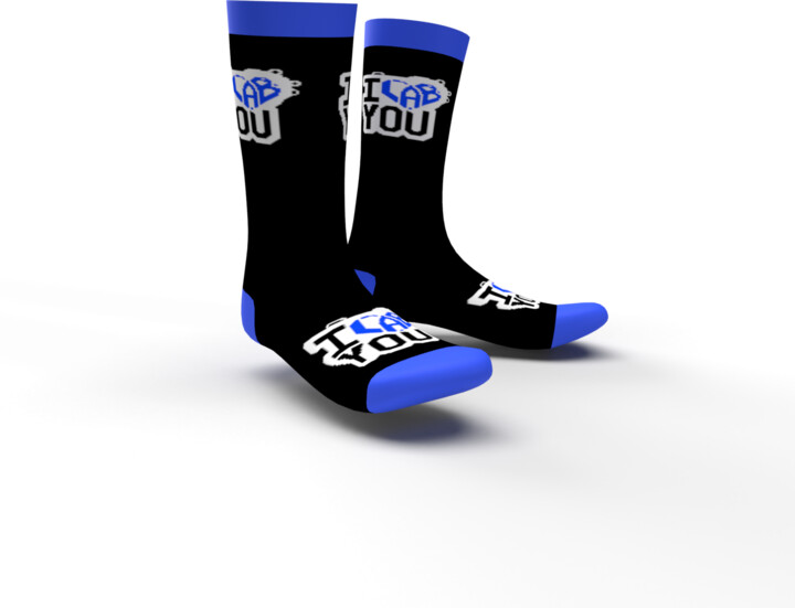 Ponožky I LAB YOU - černo-modrá, 39-42_1654738187