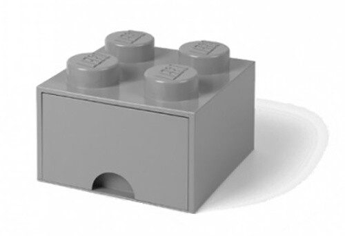 Úložný box LEGO, s šuplíkem, malý (4), šedá_1944897306