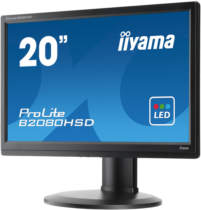 iiyama ProLite B2080HSD-B1 - LED monitor 20&quot;_25859757