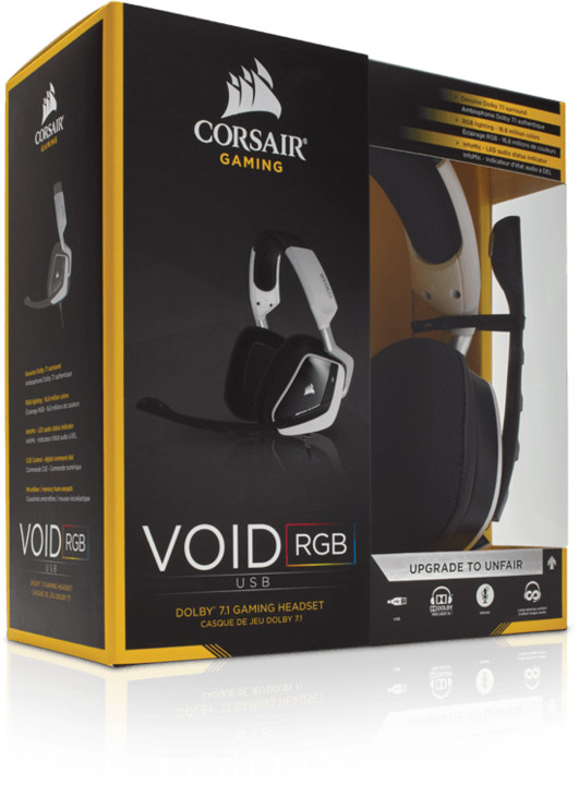 Corsair Gaming VOID USB, bílá_1384840486