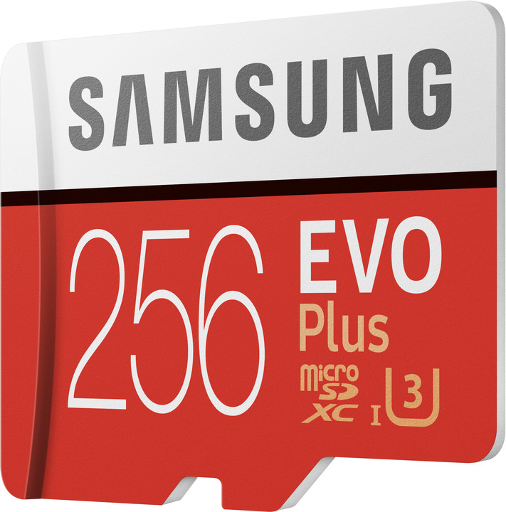 Samsung Micro SDXC EVO Plus 256GB UHS-I U3 + SD adaptér_1568000924