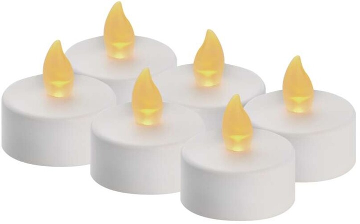 Emos LED dekorace – čajová svíčka bílá, CR2032, vnitřní, vintage, 6 ks_1033565945