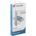 CellularLine Clear Book pouzdro typu kniha pro Apple iPhone 5/5S/SE, průhledné, stříbrné_1075779422